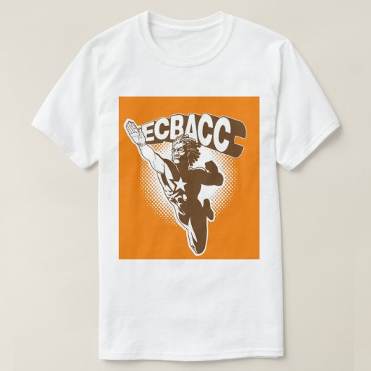 ECBACCのワイシャツ-上昇するApadamax -人のサイズ Tシャツ (デザイン正面)