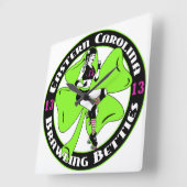 ECBBの正方形の時計 スクエア壁時計 (傾斜)