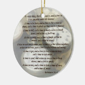 Ecc 3 1-8シーズンがあるすべてのものに セラミックオーナメント (左)