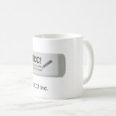 ECC_mug、ECC! 株式会社 コーヒーマグカップ (正面右)