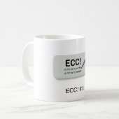 ECC_mug、ECC! 株式会社 コーヒーマグカップ (正面左)