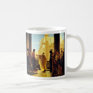 Ecceのヒト属- Antonio Ciseri コーヒーマグカップ