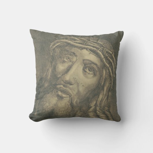 Ecce homo 聖顔のキリスト クッション (正面)