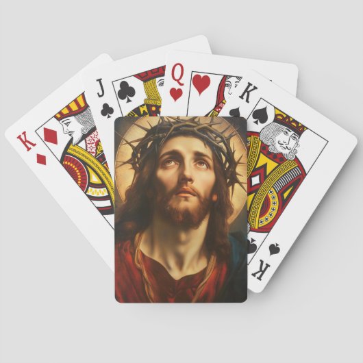 Ecce Homo | 荊の冠を被るイエス・キリスト トランプ (裏面)