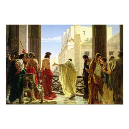 Ecce Homo, 1871年Antonio Ciseri著 フォトプリント (正面)