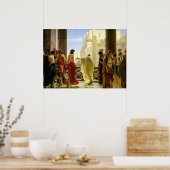 Ecce Homo, 1871年Antonio Ciseri著 ポスター (キッチン)