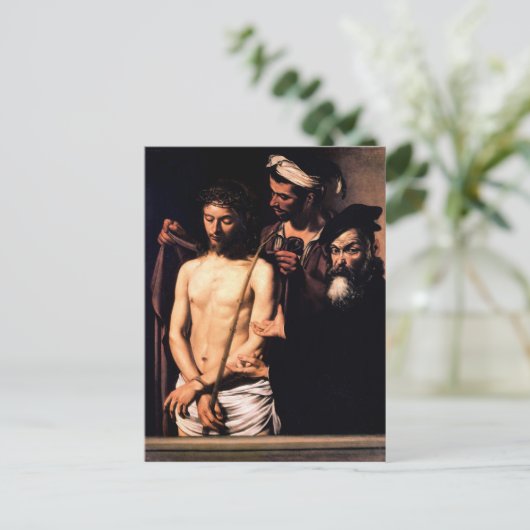 Ecce Homo by Caravaggio (1605) ポストカード (スタンド正面)