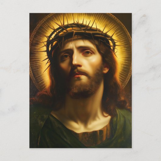 Ecce Homo | Jesus Christ with Crown of Thorns ポストカード (正面)