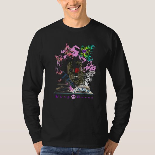 Eccentric Kooky Bong Bonesスクリプトイラストレーション Tシャツ (正面)