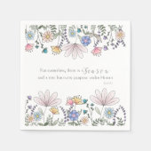 Eccl 3:1季節の飲み物があるすべてのために スタンダードカクテルナプキン (正面)