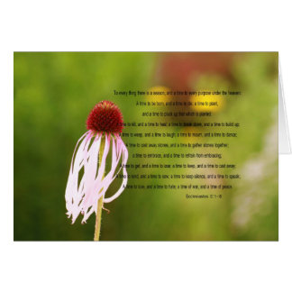 Ecclesiastesの詩カード