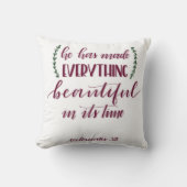 Ecclesiastesの詩 クッション (正面)