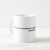 Ecclesiastesの3:1のマグ コーヒーマグカップ (正面左)