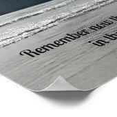 Ecclesiastes 12:1あなたの創造主を思い出しなさい… ポスター (角)