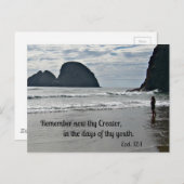 Ecclesiastes 12:1あなたの創造主を思い出しなさい… ポストカード (正面/裏面)