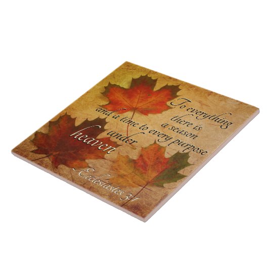 Ecclesiastes 3:1すべてには季節がある。 タイル (側面)