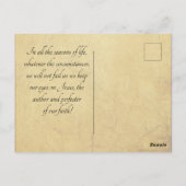 Ecclesiastes 3:1すべてには季節がある。 ポストカード (裏面)