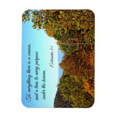 Ecclesiastes 3:1すべてには季節がある… マグネット (縦)