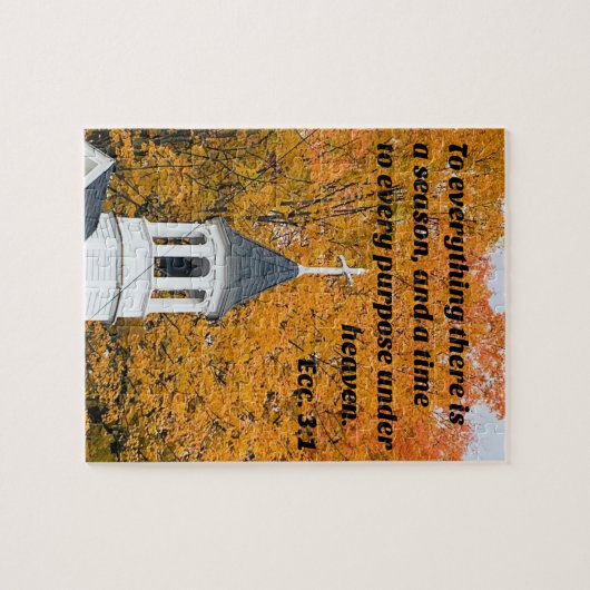 Ecclesiastes 3:1すべてのために季節がある ジグソーパズル (横)