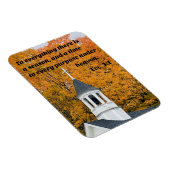 Ecclesiastes 3:1すべてのために季節がある マグネット (右側)