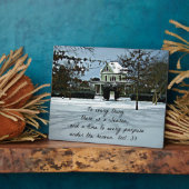 Ecclesiastes 3:1すべての事に季節がある フォトプラーク (側面)