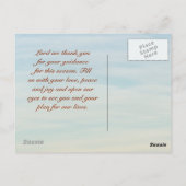 Ecclesiastes 3:1すべての季節がある ポストカード (裏面)