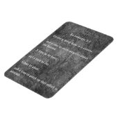 Ecclesiastes 3:1エージ動揺してドテクスチャ涙なし マグネット (左側)