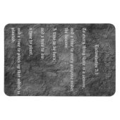 Ecclesiastes 3:1エージ動揺してドテクスチャ涙なし マグネット (横)