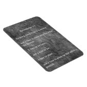 Ecclesiastes 3:1エージ動揺してドテクスチャ涙なし マグネット (右側)