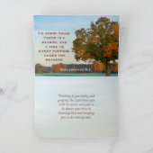 Ecclesiastes 3:11彼の時代の美しいすべてのもの カード (内部)