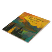 Ecclesiastes 3:11彼は万物を美しくした タイル (側面)