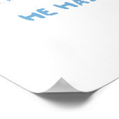 Ecclesiastes 3:11彼は万物を美しく造った ポスター (角)