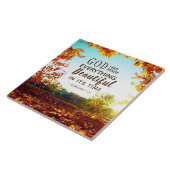 Ecclesiastes 3:11彼は全てを美しくした タイル (側面)