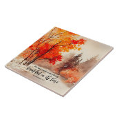 Ecclesiastes 3:11聖書の聖句秋水色 タイル (側面)