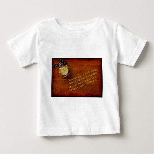 Ecclesiastes 3:11 ベビーTシャツ (正面)