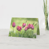 Ecclesiastes 3:11, Bible Verse Mother's Day Tullip カード (裏面)