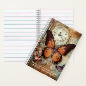 Ecclesiastes 3:11 Journal Butterfly Clock Notebook ノートブック (内側)
