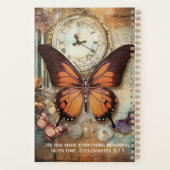 Ecclesiastes 3:11 Planner Butterfly Clock プランナー手帳 (裏面)