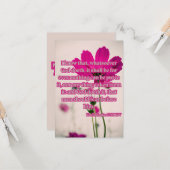 Ecclesiastes 3:14 KJVバイブル聖句Pic Greeting カード (正面/裏面インサイチュ)