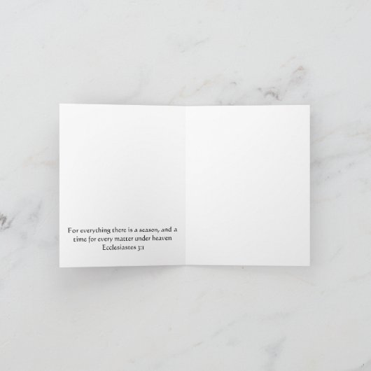 Ecclesiastes 3:1  カード (内部)