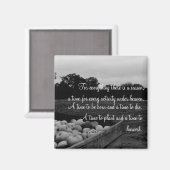 Ecclesiastes 3:2 マグネット (正面/裏面)