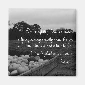 Ecclesiastes 3:2 マグネット (正面)