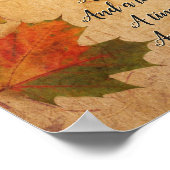 Ecclesiastes 3:4泣く時、笑う時、 ポスター (角)