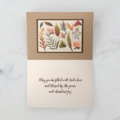 Ecclesiastes 3:4、泣く時間、笑う時間 カード (内部)