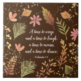 Ecclesiastes 3:4、泣く時間、笑う時間 タイル