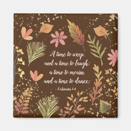 Ecclesiastes 3:4、泣く時間、笑う時間 マグネット