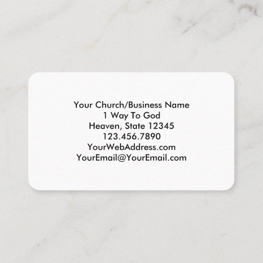 Ecclesiastes 3:8 KJV Bible Verse Rainbow 名刺 (裏面)