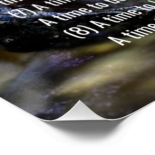 Ecclesiastes 3 - A Time for Everything – ポスター (コーナー)