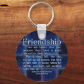 Ecclesiastes 4:9-10 キーホルダー (正面)