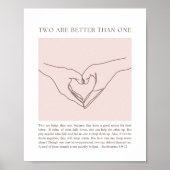 Ecclesiastes 4:9-12 ポスター (正面)